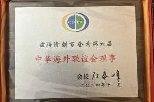 商会赴京参加中华海外联谊会六届一次理事大会