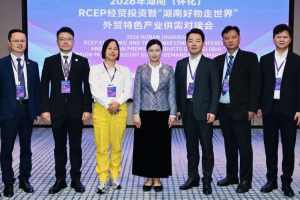 2026年湖南（怀化）RCEP经贸投资暨“湖南好物走世界”外贸特色产业供需对接会，市领导会见境外客商代表